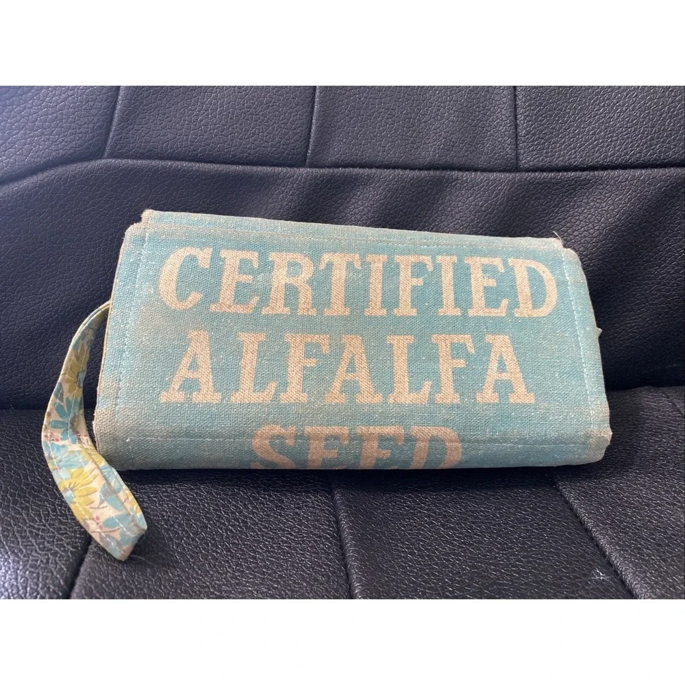 Traveling Sanctuary Sisterhood Repurposed Recycled Purse Bag Wallet Seeds Plants